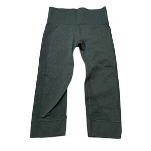 Lululemon Athletica Workout Athletic Cropped Green Leggings Size 4